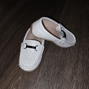 White Toddler Loafers